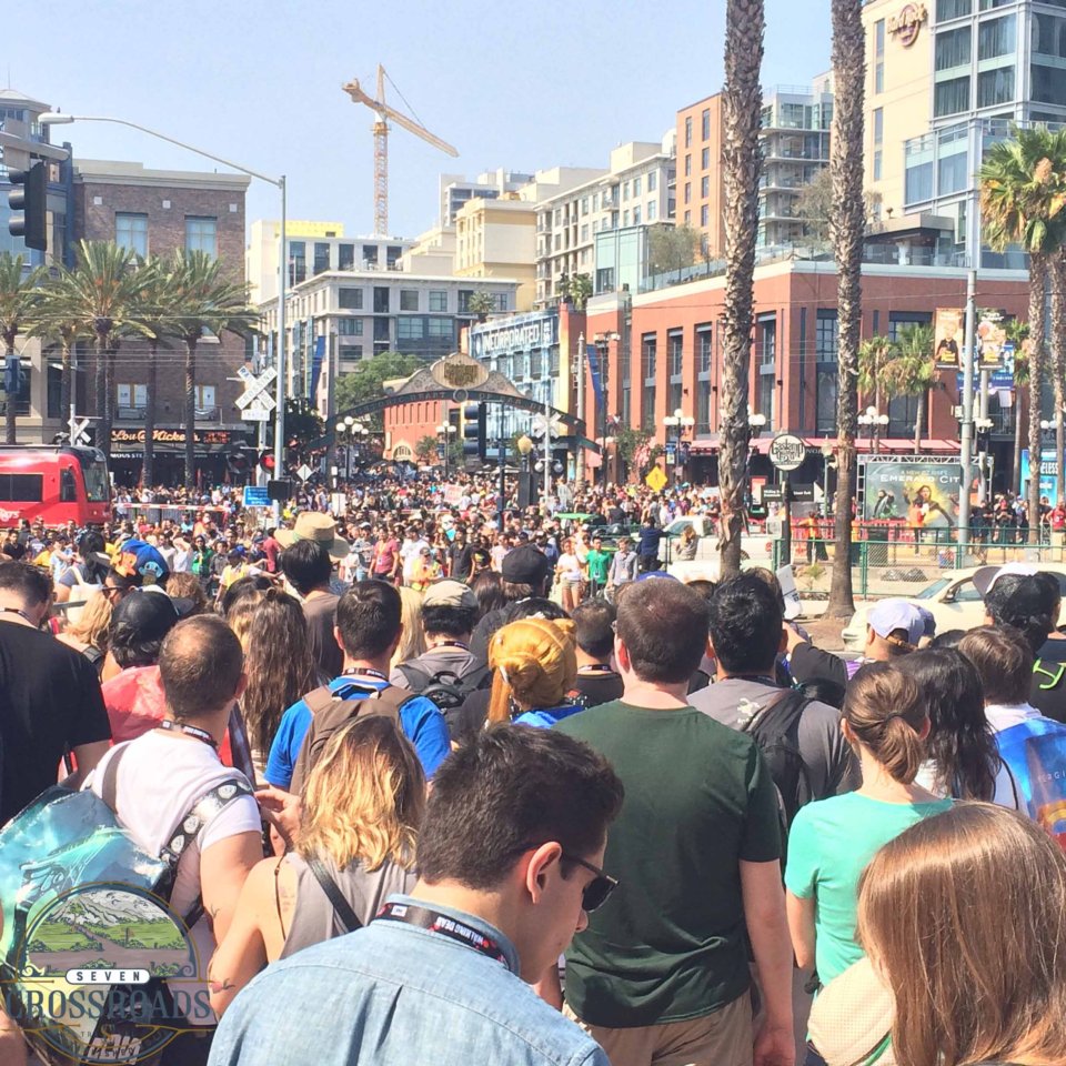 The Huge crowds of San Diego Comic Con
